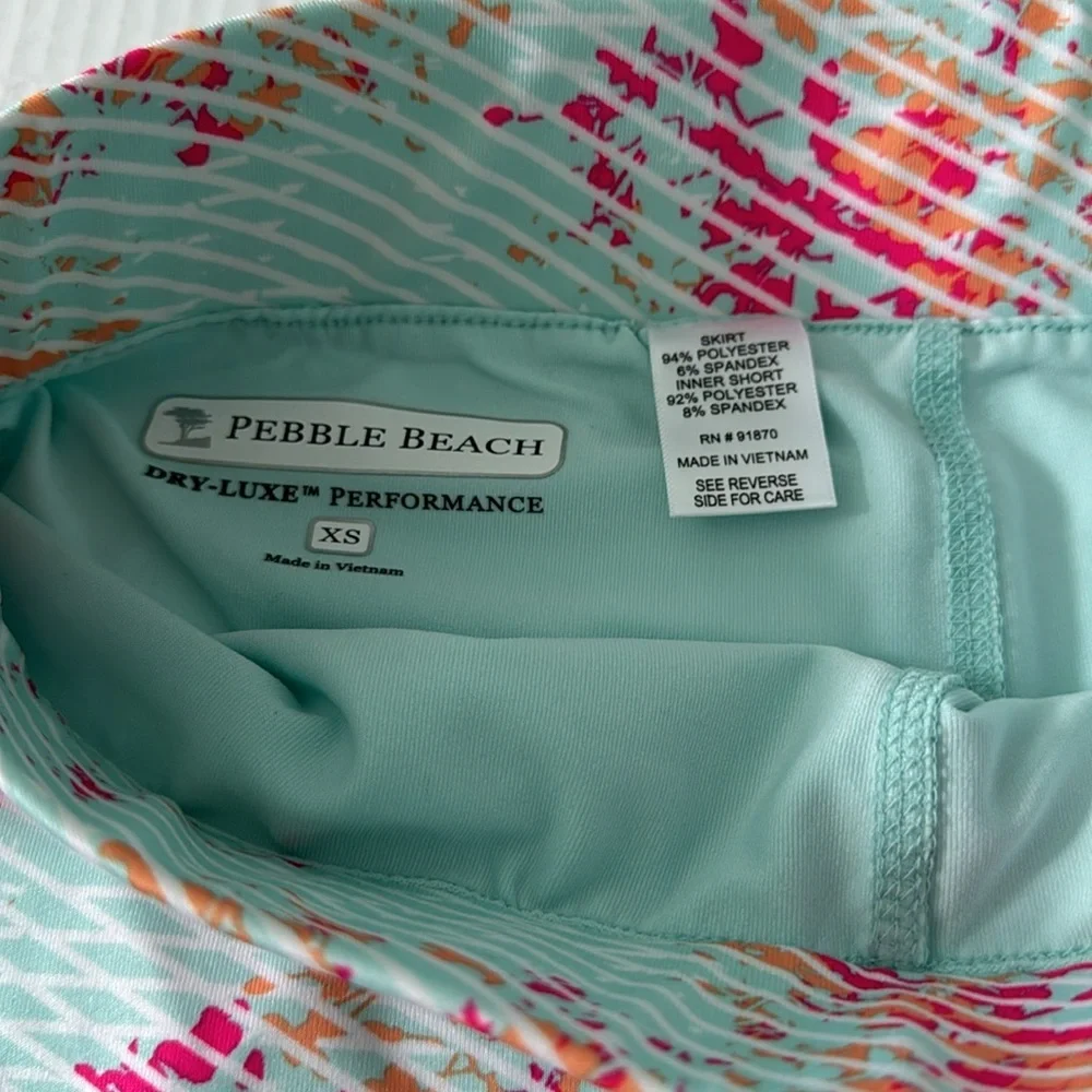 Pebble Beach Dry Luxe Performance Floral Skort Size XS NWT - Picture 3 of 12